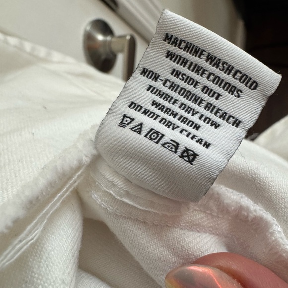 RAILS Strand Sal White Denim Asymmetrical Button Up Sleeveless Dress Size Small - Picture 6 of 6